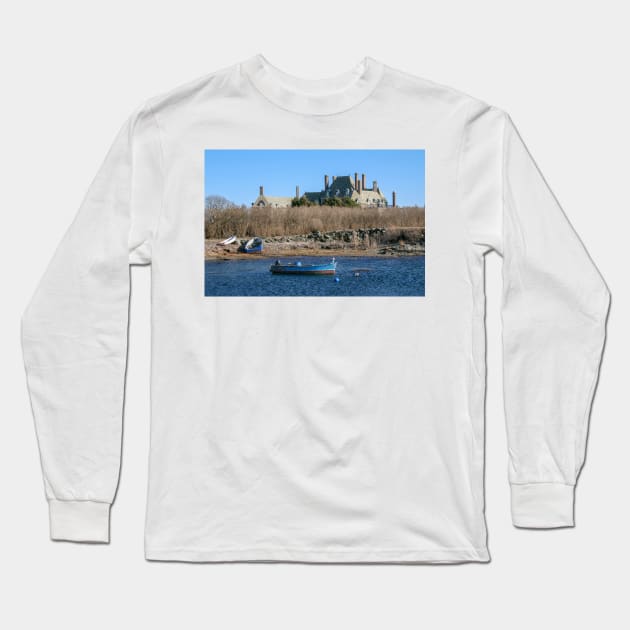 Fishing Boats in Newport Long Sleeve T-Shirt by Rob Johnson Photography